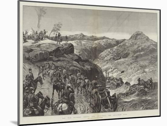 The War Between Servia and Bulgaria, the Dragoman Pass-William Heysham Overend-Mounted Giclee Print