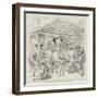 The War Between Servia and Bulgaria, the Provision Stores at Pirot-null-Framed Giclee Print