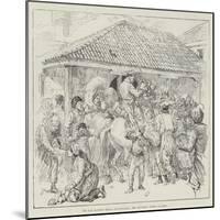 The War Between Servia and Bulgaria, the Provision Stores at Pirot-null-Mounted Giclee Print