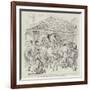 The War Between Servia and Bulgaria, the Provision Stores at Pirot-null-Framed Giclee Print