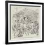 The War Between Servia and Bulgaria, the Provision Stores at Pirot-null-Framed Giclee Print