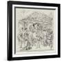 The War Between Servia and Bulgaria, the Provision Stores at Pirot-null-Framed Giclee Print