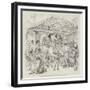 The War Between Servia and Bulgaria, the Provision Stores at Pirot-null-Framed Giclee Print