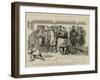 The War Between Servia and Bulgaria, Train Parade of Wounded at the Nisch Railway Station-Frederic Villiers-Framed Giclee Print