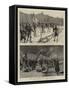 The War Between Servia and Bulgaria-Frederic Villiers-Framed Stretched Canvas