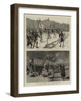 The War Between Servia and Bulgaria-Frederic Villiers-Framed Giclee Print