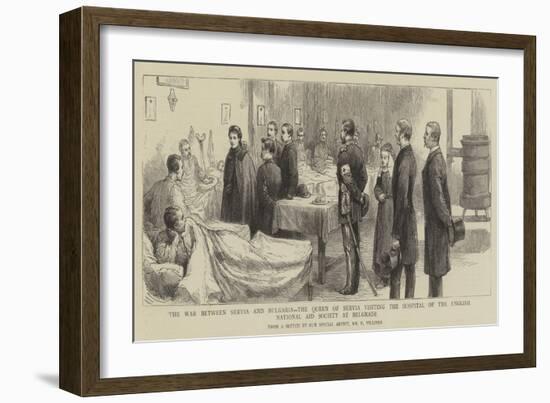 The War Between Servia and Bulgaria-Frederic Villiers-Framed Giclee Print