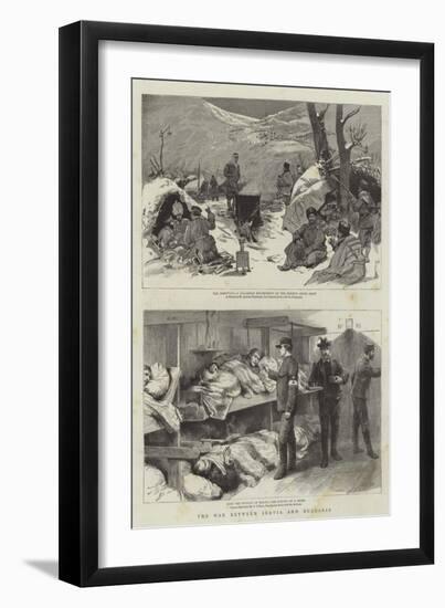 The War Between Servia and Bulgaria-Maksymiljan Antoni Piotrowski-Framed Giclee Print