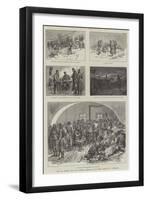 The War Between Servia and Bulgaria-Johann Nepomuk Schonberg-Framed Giclee Print