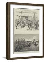 The War Between Servia and Bulgaria-Johann Nepomuk Schonberg-Framed Giclee Print