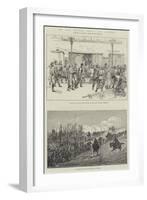 The War Between Servia and Bulgaria-Johann Nepomuk Schonberg-Framed Giclee Print