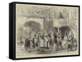 The War, Bosnian Women Seeking Relief at Usicza-Melton Prior-Framed Stretched Canvas