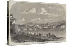 The War, Bridge over the River Po, at Turin-null-Stretched Canvas