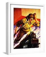The War Came by Train-null-Framed Giclee Print