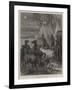 The War, Camp of the Times' and Illustrated London News' Correspondents Attacked by Wolves-null-Framed Giclee Print