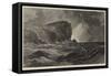 The War, Cape Kalagria, Bay of Varna, in the Black Sea-Samuel Read-Framed Stretched Canvas