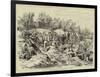 The War, Constructing a Russian Battery on the Banks of the Danube, at Oltenitza-null-Framed Giclee Print