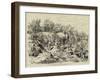 The War, Constructing a Russian Battery on the Banks of the Danube, at Oltenitza-null-Framed Giclee Print