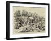 The War, Constructing a Russian Battery on the Banks of the Danube, at Oltenitza-null-Framed Giclee Print