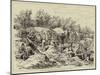 The War, Constructing a Russian Battery on the Banks of the Danube, at Oltenitza-null-Mounted Giclee Print