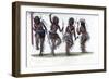 The War Dance, by the Ojibbeway Indians, 1848-Harris-Framed Giclee Print