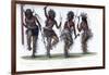 The War Dance, by the Ojibbeway Indians, 1848-Harris-Framed Giclee Print