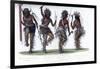 The War Dance, by the Ojibbeway Indians, 1848-Harris-Framed Giclee Print