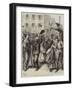 The War, Defence of Paris, Students Going to Man the Fortifications-Frederick Barnard-Framed Giclee Print