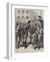 The War, Defence of Paris, Students Going to Man the Fortifications-Frederick Barnard-Framed Giclee Print