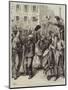 The War, Defence of Paris, Students Going to Man the Fortifications-Frederick Barnard-Mounted Giclee Print