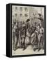 The War, Defence of Paris, Students Going to Man the Fortifications-Frederick Barnard-Framed Stretched Canvas