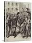 The War, Defence of Paris, Students Going to Man the Fortifications-Frederick Barnard-Stretched Canvas