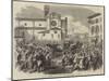 The War, Departure of the King of Italy from Florence-null-Mounted Giclee Print