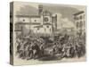 The War, Departure of the King of Italy from Florence-null-Stretched Canvas