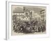 The War, Departure of the King of Italy from Florence-null-Framed Giclee Print