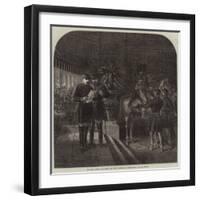 The War, Despatches from the Front Arriving at the French Head-Quarters-null-Framed Giclee Print