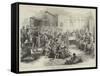 The War, Distribution of Clothing to Turkish Refugees at Shumla-null-Framed Stretched Canvas
