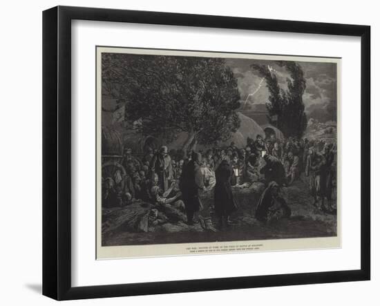 The War, Doctors at Work on the Field of Battle at Sinankeui-Felix Regamey-Framed Giclee Print