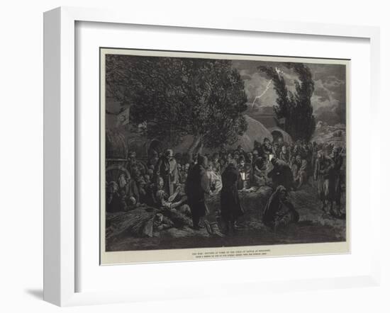 The War, Doctors at Work on the Field of Battle at Sinankeui-Felix Regamey-Framed Giclee Print