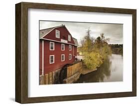 The War Eagle Mill, Old Gristmill, War Eagle, Arkansas, USA-Walter Bibikow-Framed Photographic Print