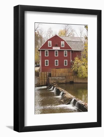 The War Eagle Mill, Old Gristmill, War Eagle, Arkansas, USA-Walter Bibikow-Framed Photographic Print