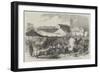 The War, Encampment of French Troops on the Piazza Savona, at Alessandria-Jean Adolphe Beauce-Framed Giclee Print