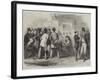 The War Excitement in New York, Scene in Front of a Fire-Engine House-Thomas Nast-Framed Giclee Print