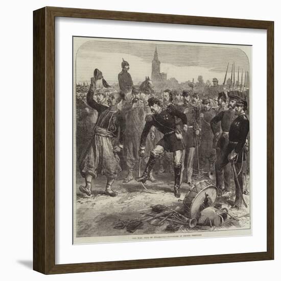 The War, Fall of Strasbourg, Departure of French Prisoners-Arthur Hopkins-Framed Giclee Print