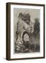 The War, Fall of Strasbourg, Entry of German Troops by the Porte Blanche-null-Framed Giclee Print