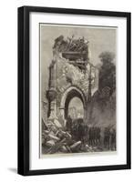 The War, Fall of Strasbourg, Entry of German Troops by the Porte Blanche-null-Framed Giclee Print