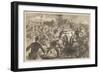 The War for the Union, 1862 - a Bayonet Charge, Published in "Harper's Weekly," July 12, 1862-Winslow Homer-Framed Giclee Print