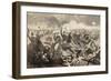 The War for the Union 1862 - a Cavalry Charge, from "Harper's Weekly", July 5, 1862-Winslow Homer-Framed Giclee Print