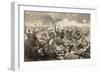 The War for the Union 1862 - a Cavalry Charge, from "Harper's Weekly", July 5, 1862-Winslow Homer-Framed Giclee Print