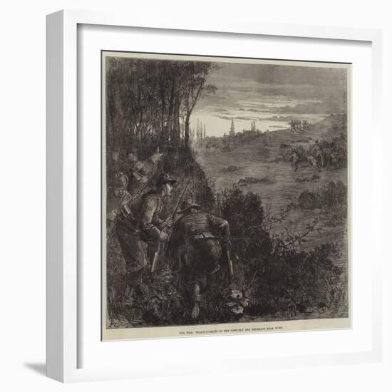 The War, Francs-Tireurs on the Look-Out for Prussians Near Paris-Frederick Barnard-Framed Giclee Print